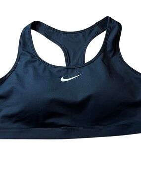 Nike Racerback Sports Bra with White Swoosh